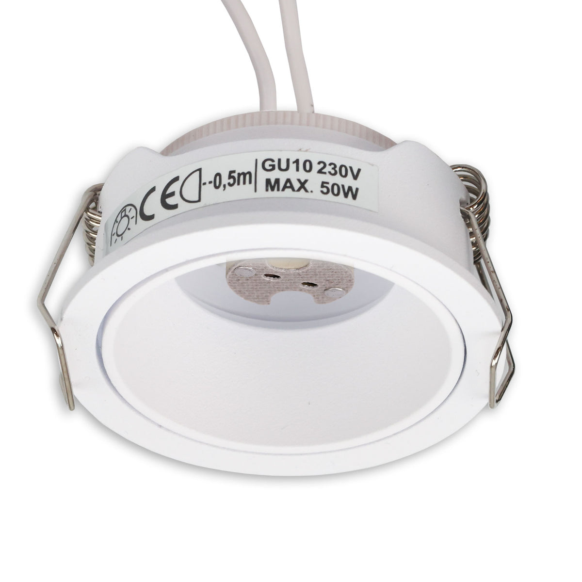 Inbouwframe | voor MR11/GU10 minispots | rond | IP65