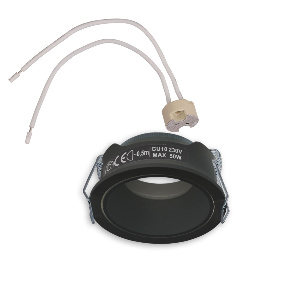 Inbouwframe | voor MR11/GU10 minispots | rond | IP65