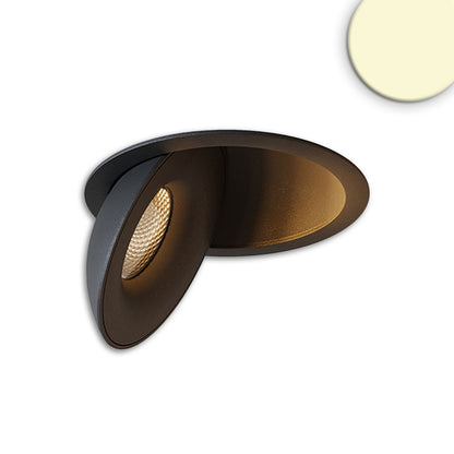 Sphere | Inbouwspot | zwart/zwart | CRI90 | dimbaar | 10W | 2700K