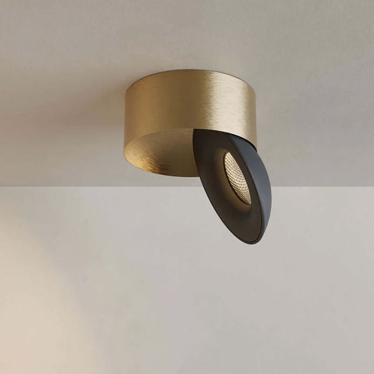 Sphere | Opbouwarmatuur | goud/zwart | CRI90 | dimbaar | 10W | 2700K