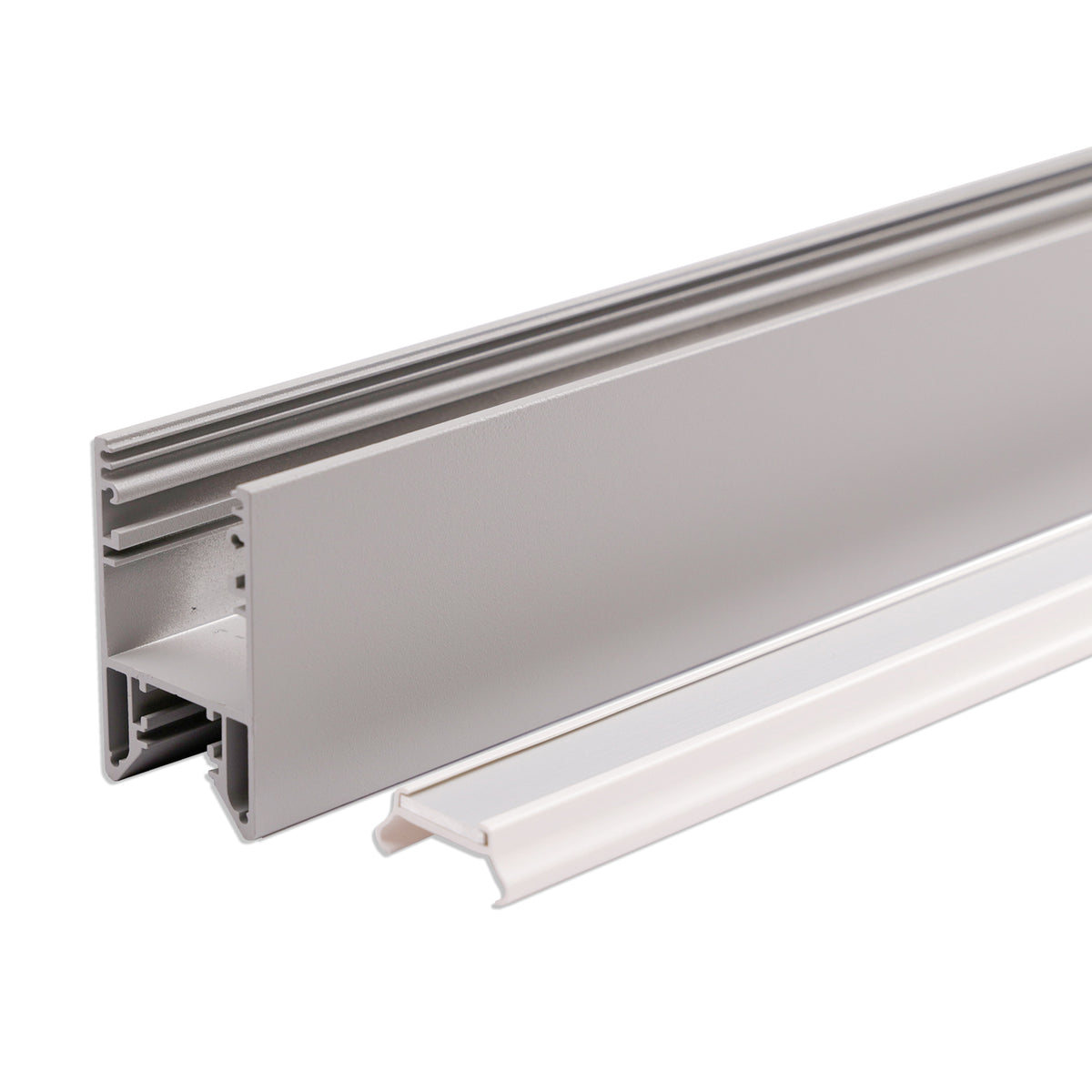 HALON | Aluminium profiel | armatuurprofiel | zilver gepoedercoat | klikbare koelstrip