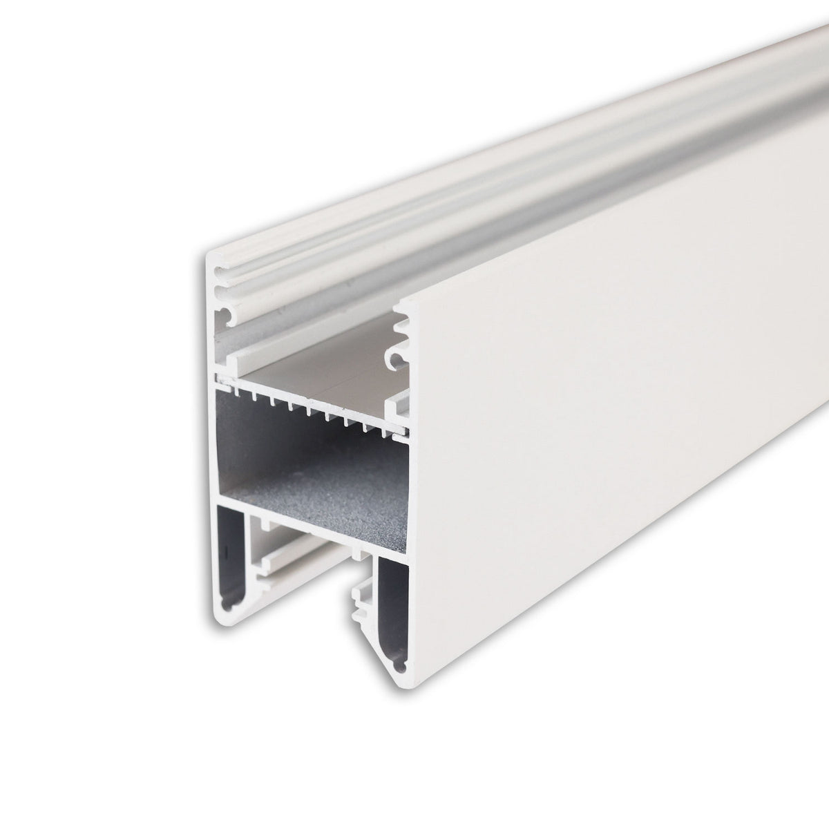 HALON | Aluminium profiel | armatuurprofiel | wit RAL 9003 | schuifbare koelstrip | 200cm