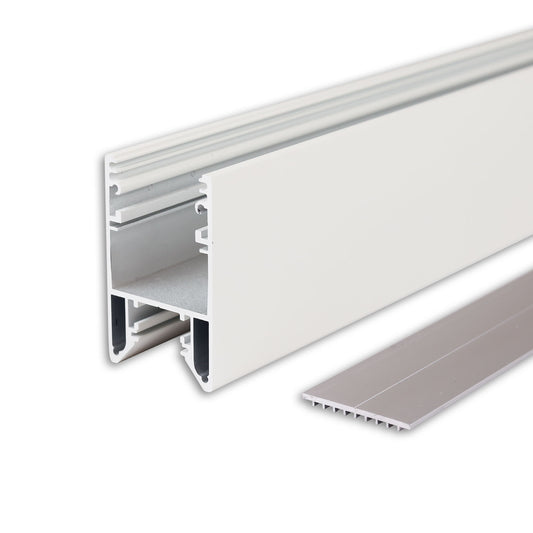 HALON | Aluminium profiel | armatuurprofiel | wit RAL 9003 | schuifbare koelstrip | 300cm