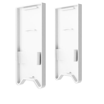 HALON | Profielaccessoire | Eindkap EC120 met lichtsluis | voor U-cover C63 | wit | 2 stuks