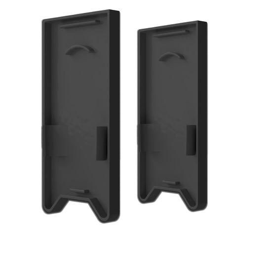 HALON | Profielaccessoire | Eindkap EC121 met lichtsluis | voor U-cover C68 | zwart | 2 stuks