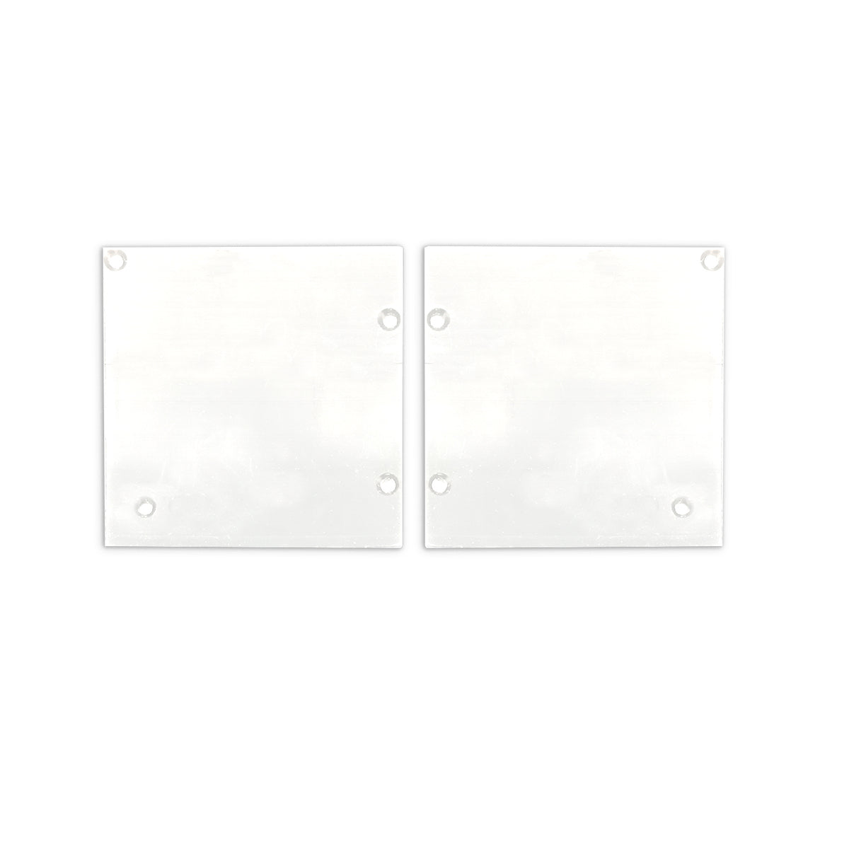EC131 | Profielaccessoire | eindkap aluminium | Curtain10 ONE HIGH met VISOR | 1 paar