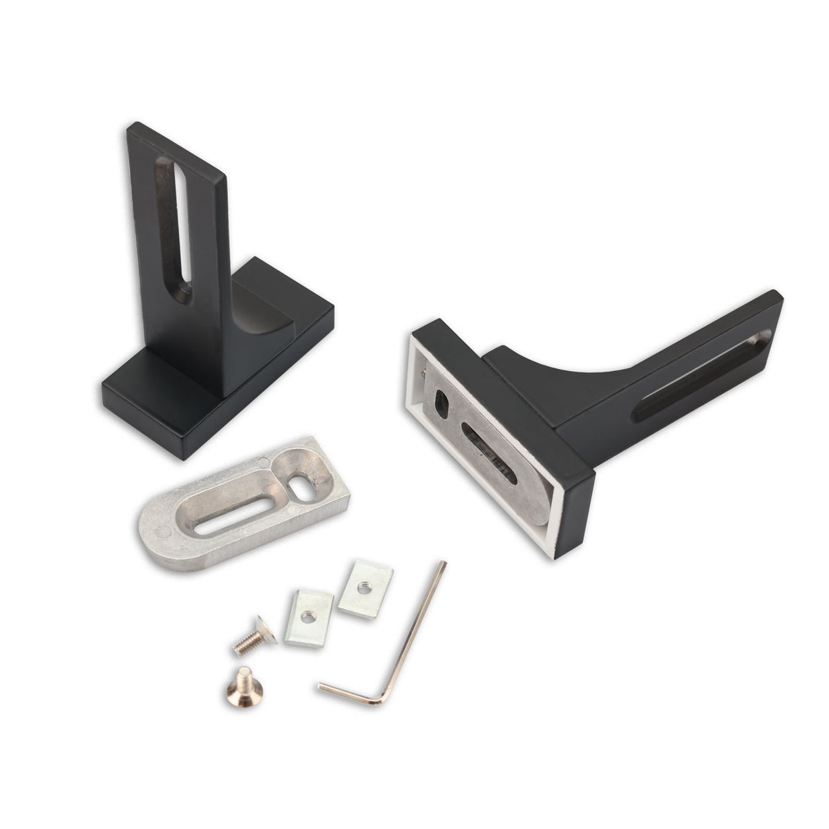 Profielaccessoire | wandbeugel voor gordijnprofielen | kort | 2 stuks