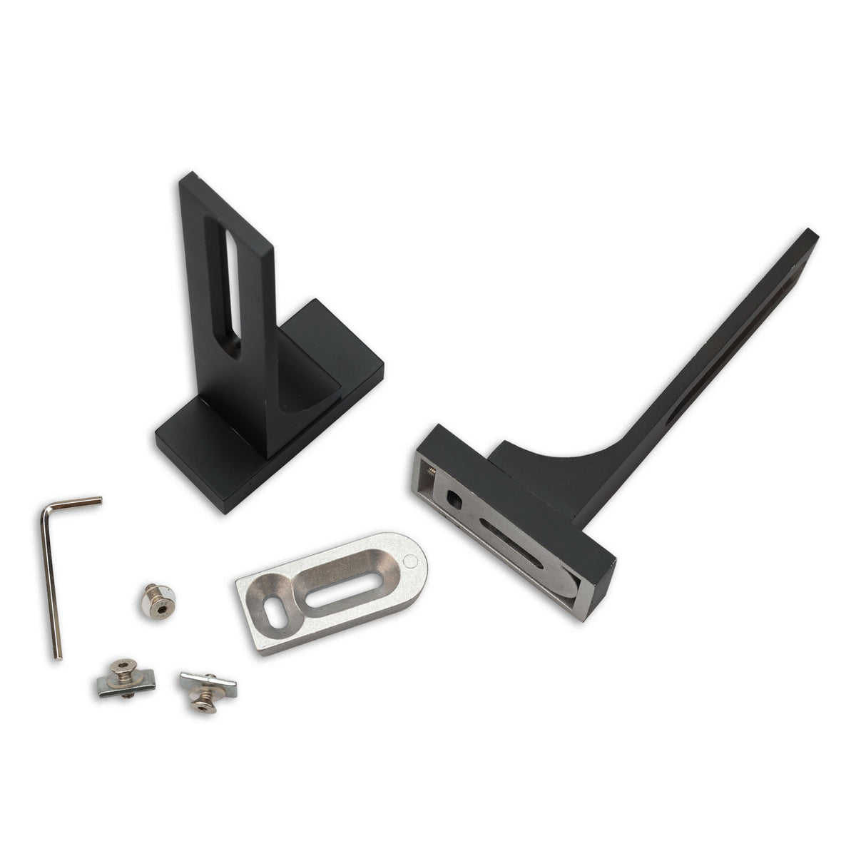 Profielaccessoire | wandbeugel voor gordijnprofielen | lang | 2 stuks