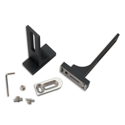 Profielaccessoire | wandbeugel voor gordijnprofielen | lang | 2 stuks