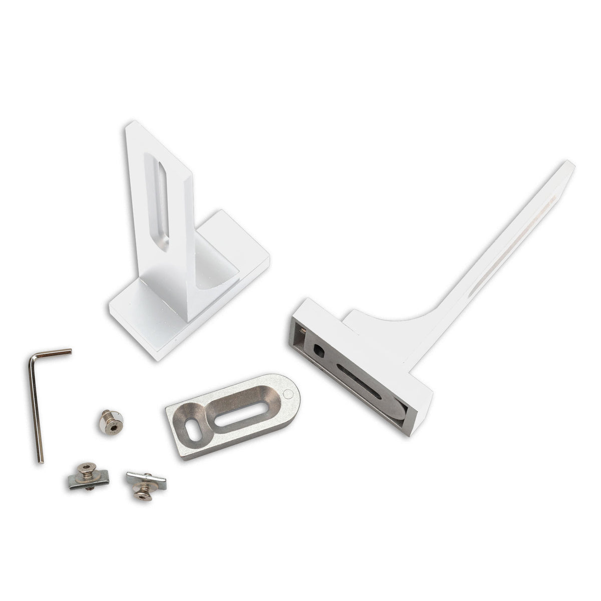 Profielaccessoire | wandbeugel voor gordijnprofielen | lang | 2 stuks