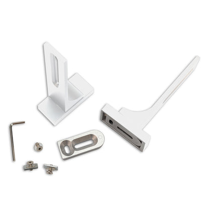 Profielaccessoire | wandbeugel voor gordijnprofielen | lang | 2 stuks