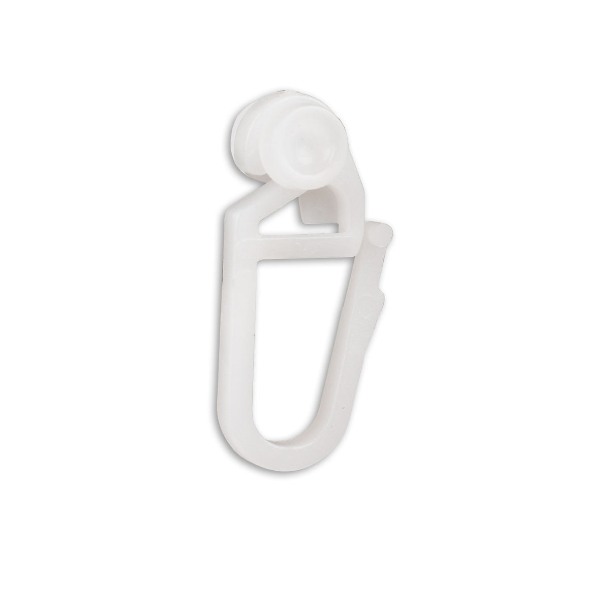 Profielaccessoire | gordijnrunners met haak | 6mm | 100 stuks