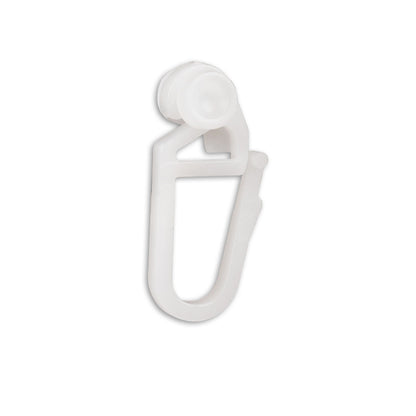 Profielaccessoire | gordijnrunners met haak | 6mm | 100 stuks