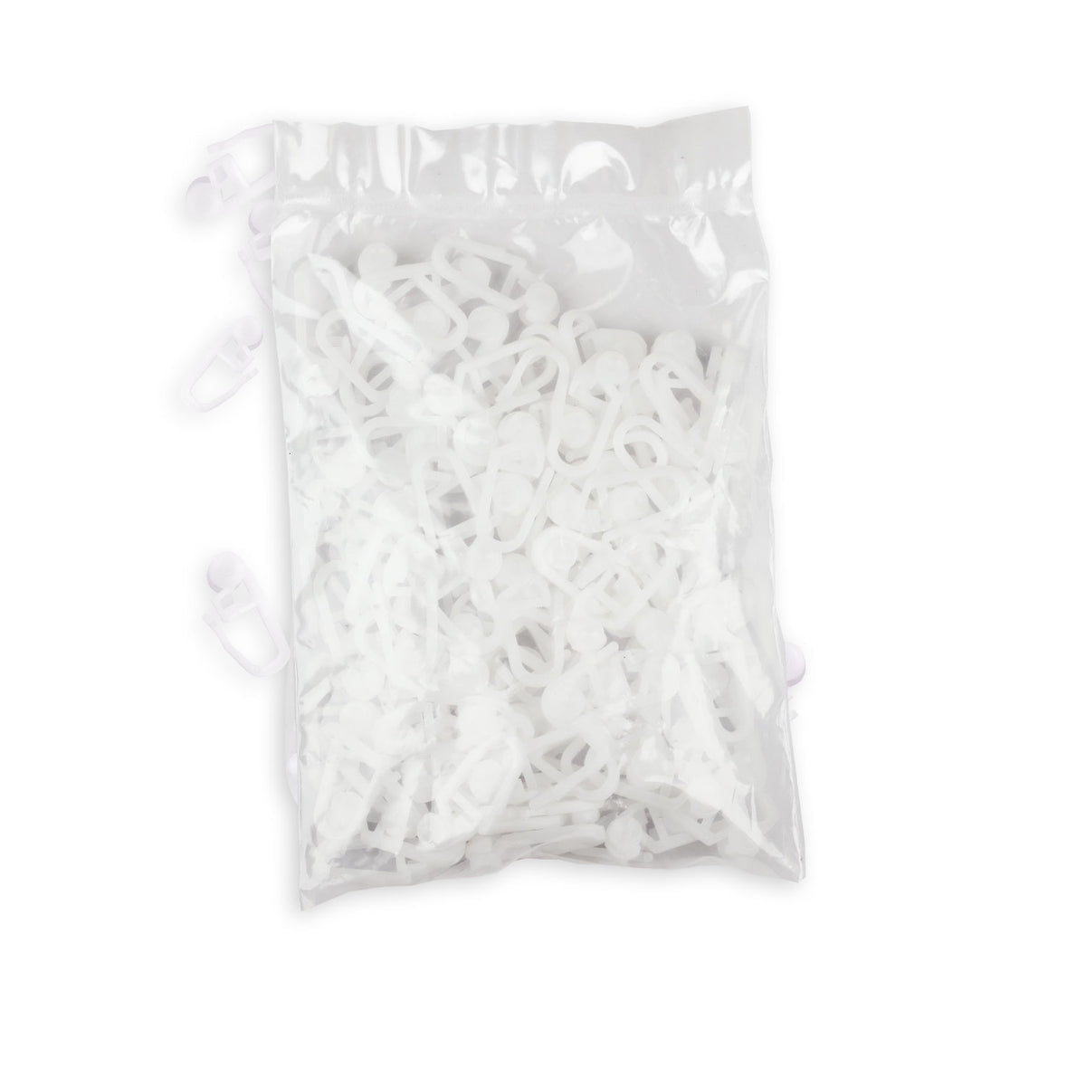 Profielaccessoire | gordijnrunners met haak | 6mm | 100 stuks