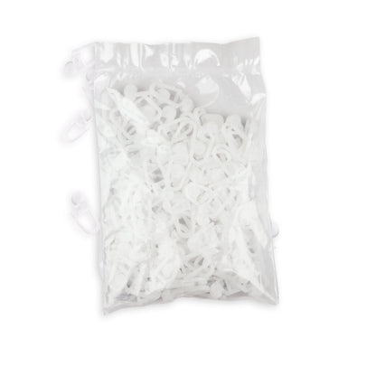 Profielaccessoire | gordijnrunners met haak | 6mm | 100 stuks
