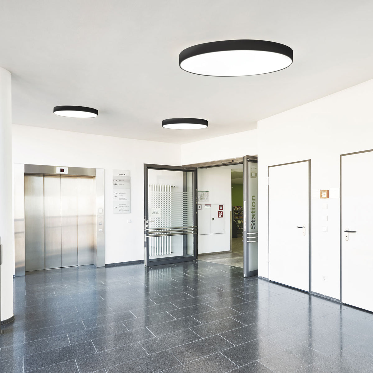 Plafondlamp | rond Ø600mm | UGR<19 | IP44 | CCT 2700/3000/4000K | DALI dimbaar | 42W
