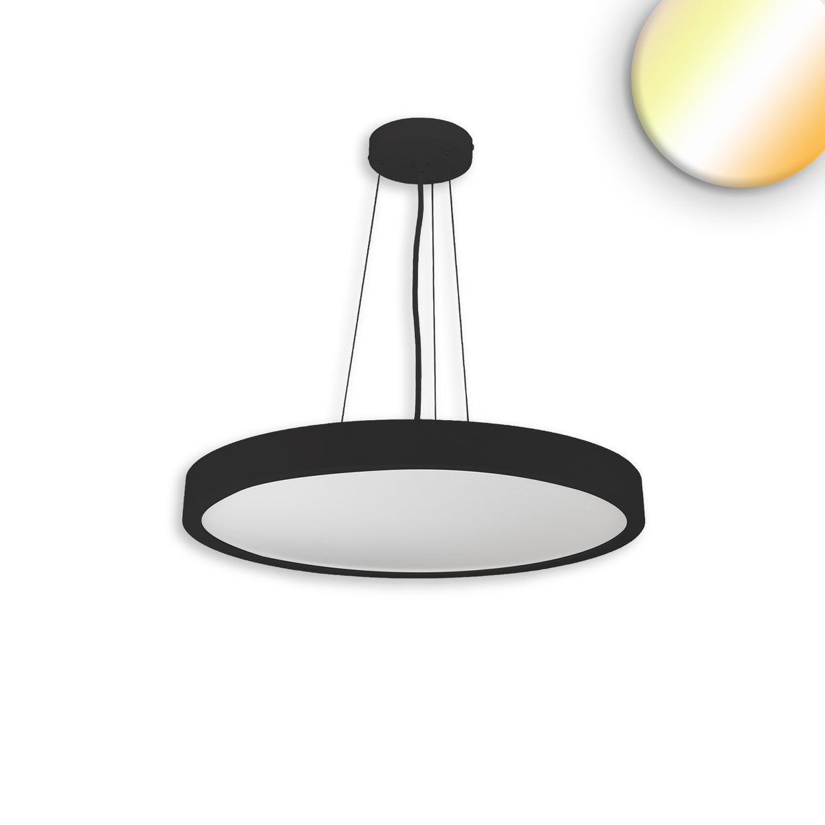 Hanglamp | rond Ø600mm | UGR<19 | 40/50W | IP42 | CCT 2700/3000/4000K | dimbaar