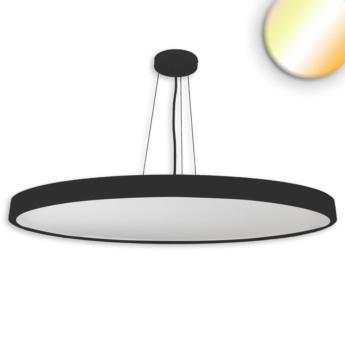Hanglamp | rond Ø1000mm | up&down | UGR<19 | 80/100W+8W | IP42 | CCT | dimbaar