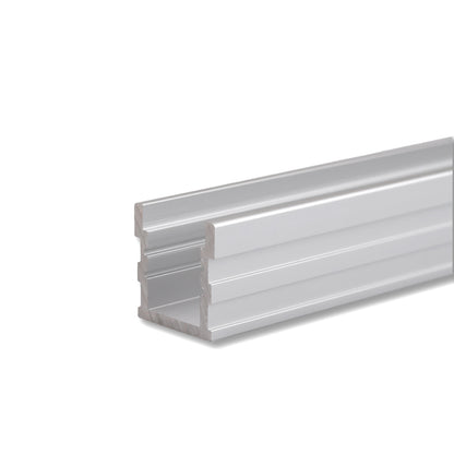 GROUND-OUT16 | Aluminium profiel | beloopbaar | geanodiseerd | incl. opaal afdekking | 200cm