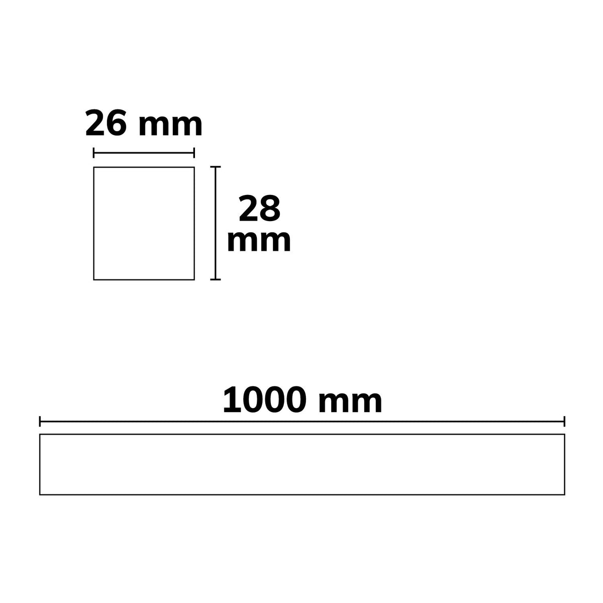 GROUND-OUT16 | Profielaccessoire | Schuimdrainage | 100cm