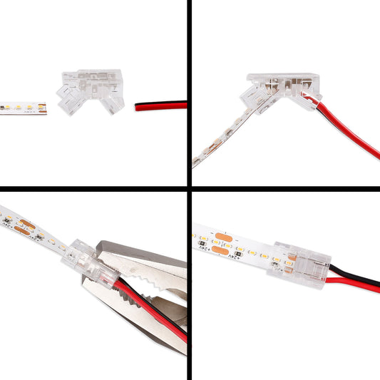K3-208 | Connector | voor 2-polige LED-strip 8mm | IP20 | max. 5A