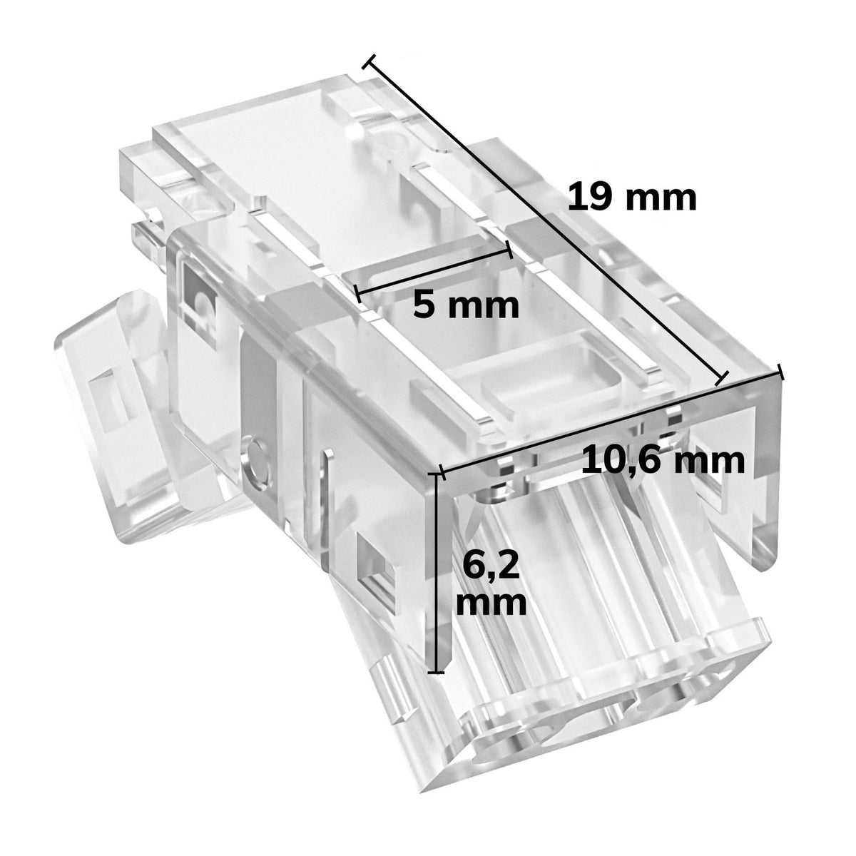 K3-208 | Connector | voor 2-polige LED-strip 8mm | IP20 | max. 5A