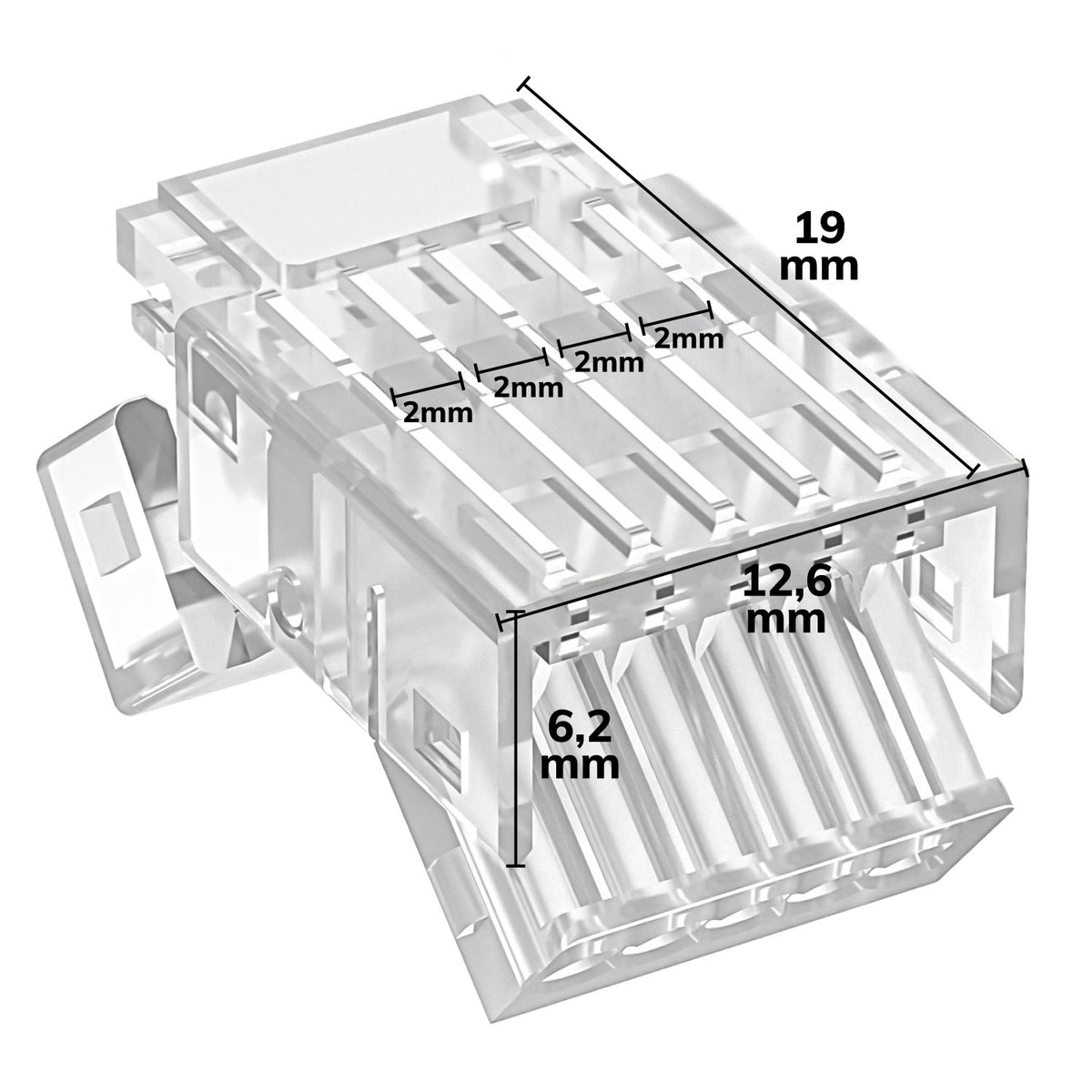 K3-510 | Connector | kabelaansluiting voor 5-polige LED-strip 10mm | IP20 | max. 5A