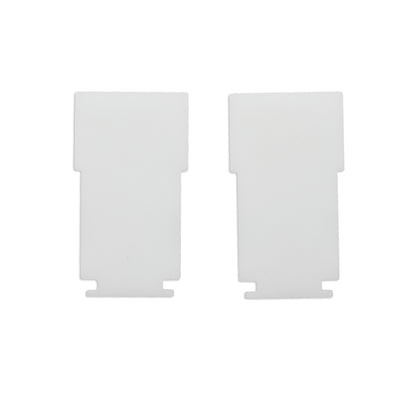 Track48 | Railaccessoire | eindkap binnen | rail flat | wit | 2 stuks