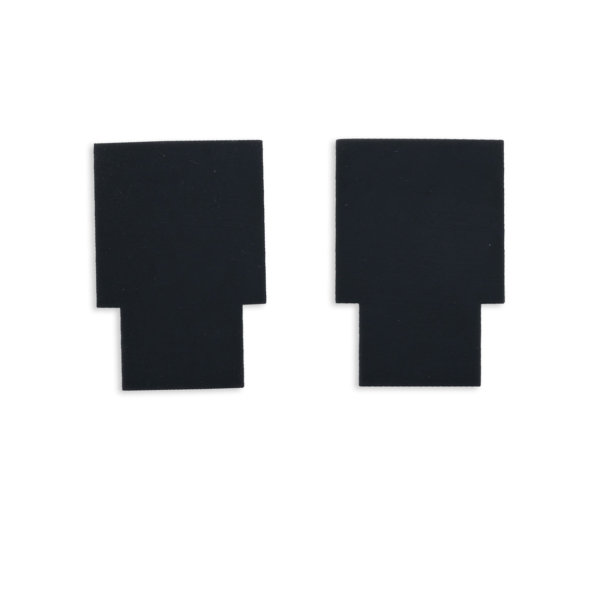 Track48 | Railaccessoire | eindkap buiten | rail flat | zwart | 2 stuks