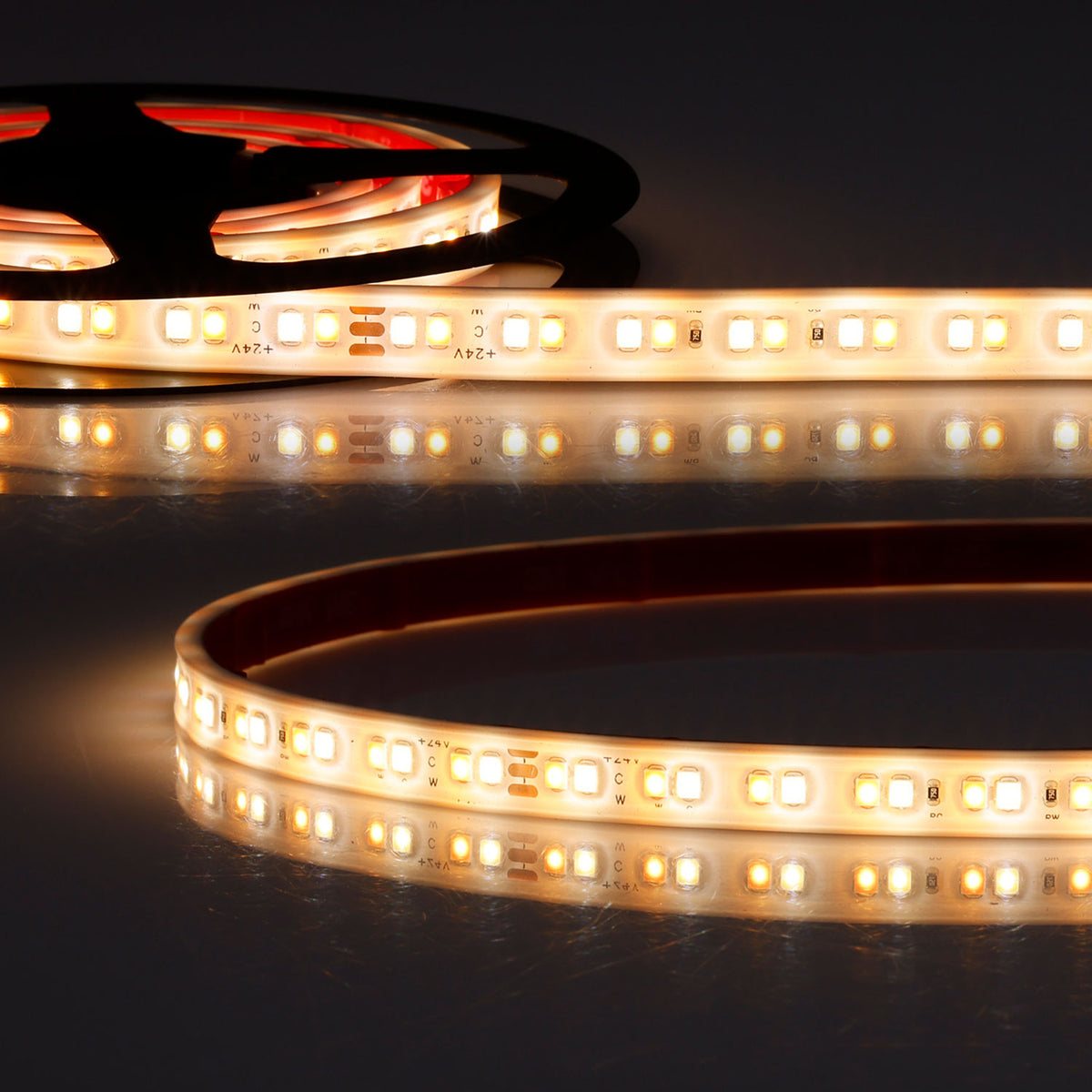 AQUA918/940 Linear CCT | LED-strip | 5m | 1800-4000K | 7W+7W | 24V | IP68