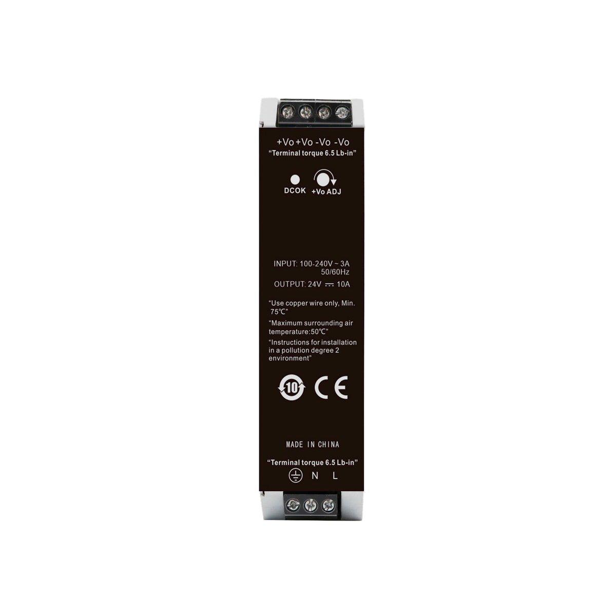 LED driver | DIN-rail | 24V | 0-240W