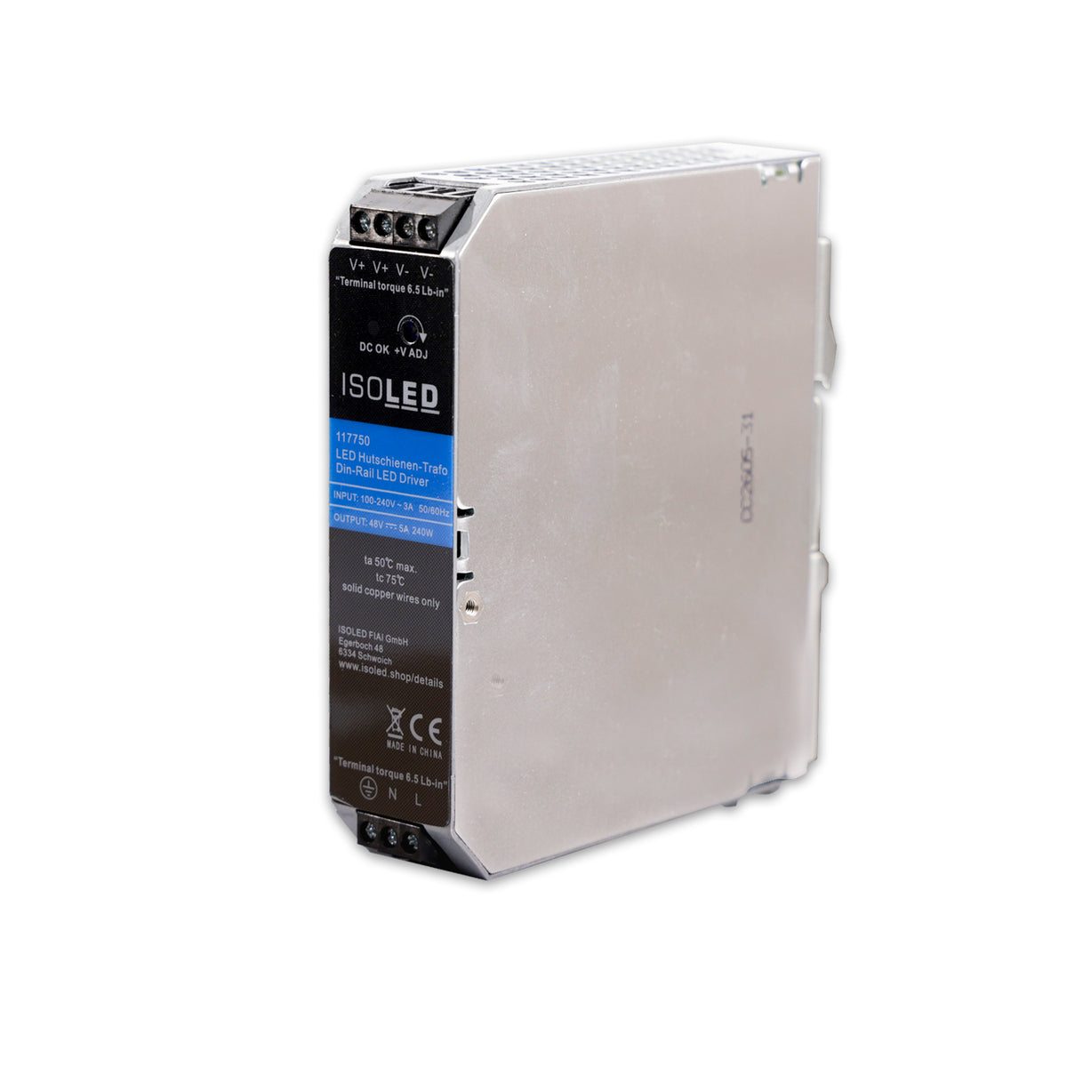 LED driver | DIN-rail | 48V | 0-240W