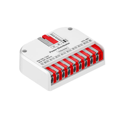 PowerSplitter | Connector | 2-polig x 9 | 5-48V | max. 25A | wit