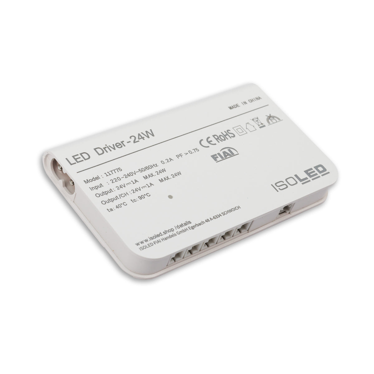 MiniAMP | LED driver | 24V | 0-24W | 5x3A | Master Sensor Port | ultraplat