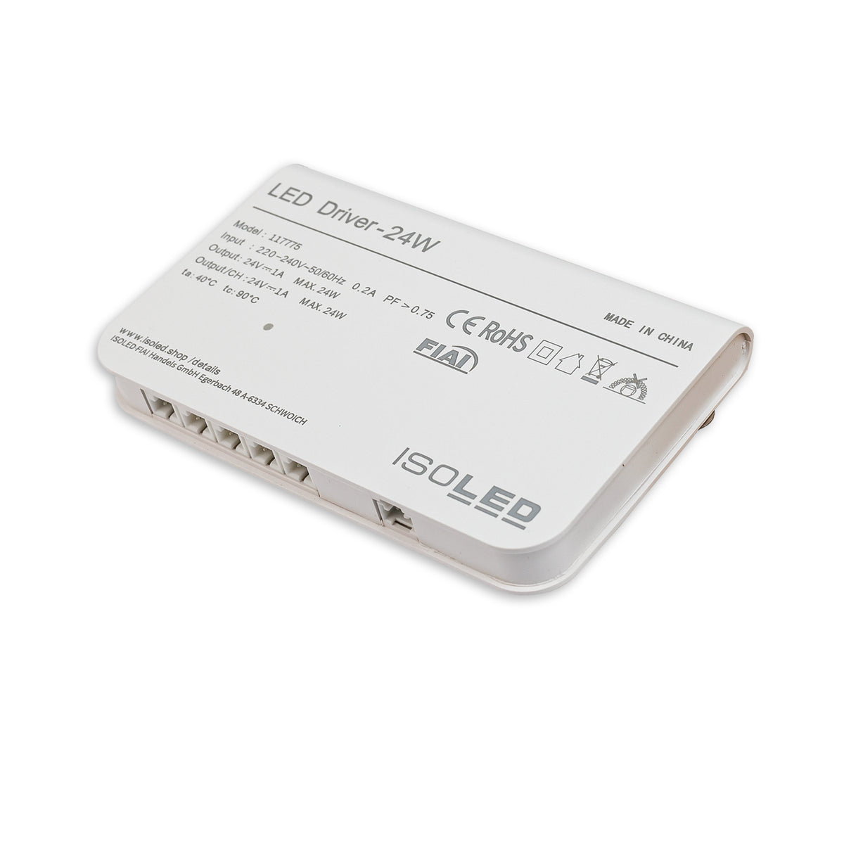 MiniAMP | LED driver | 24V | 0-24W | 5x3A | Master Sensor Port | ultraplat