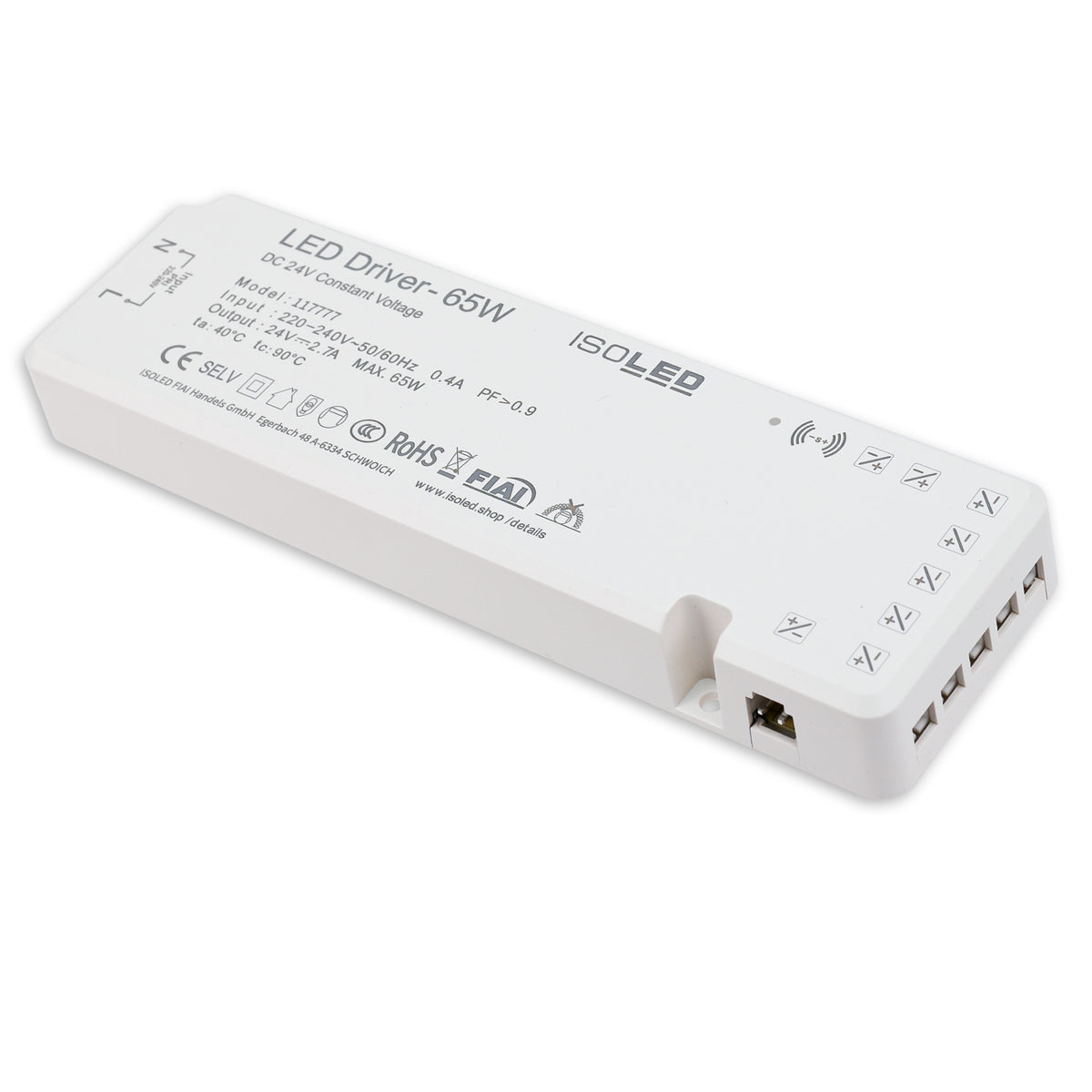 MiniAMP | LED driver | 24V | 0-65W | 7x3A | Master Sensor Port