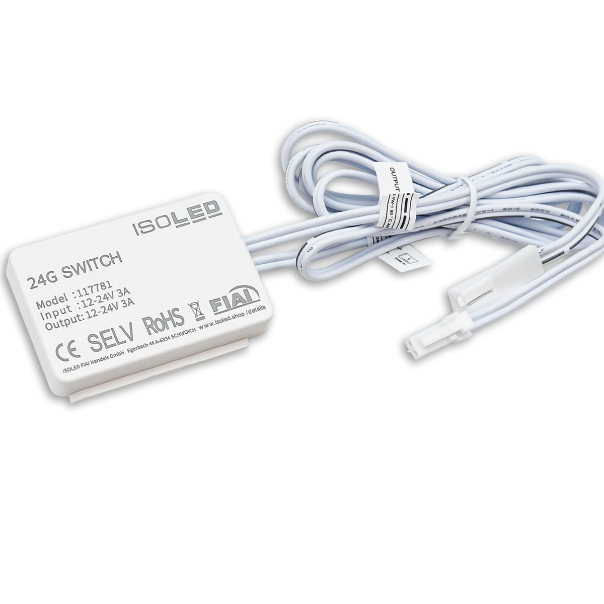 MiniAMP | Sensor | HF-bewegingsmelder met dimfunctie | 12-24V | 3A