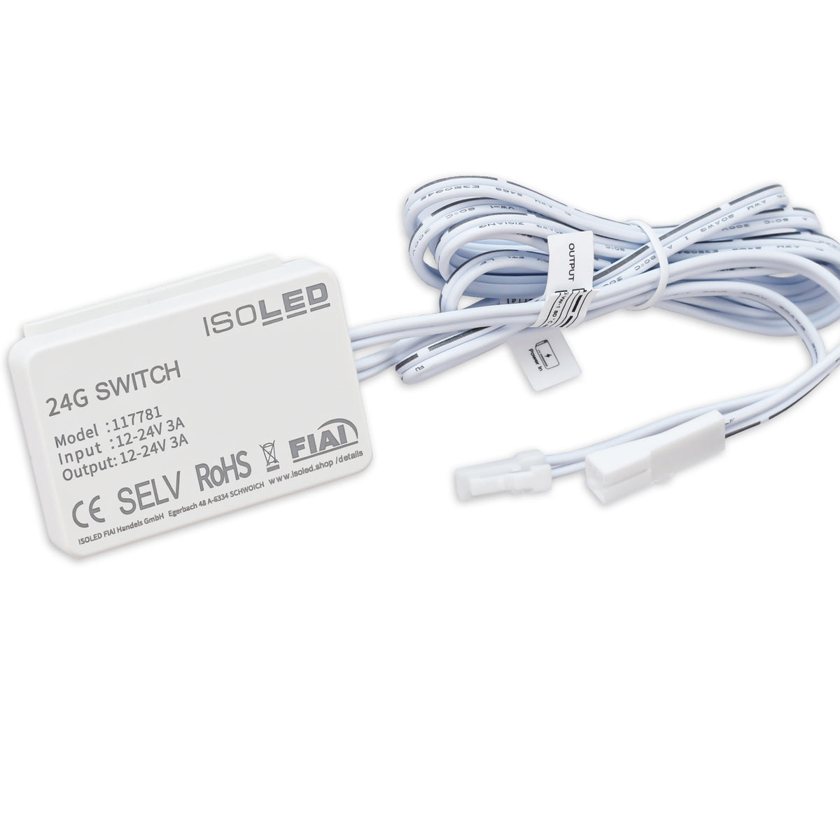 MiniAMP | Sensor | HF-bewegingsmelder met dimfunctie | 12-24V | 3A