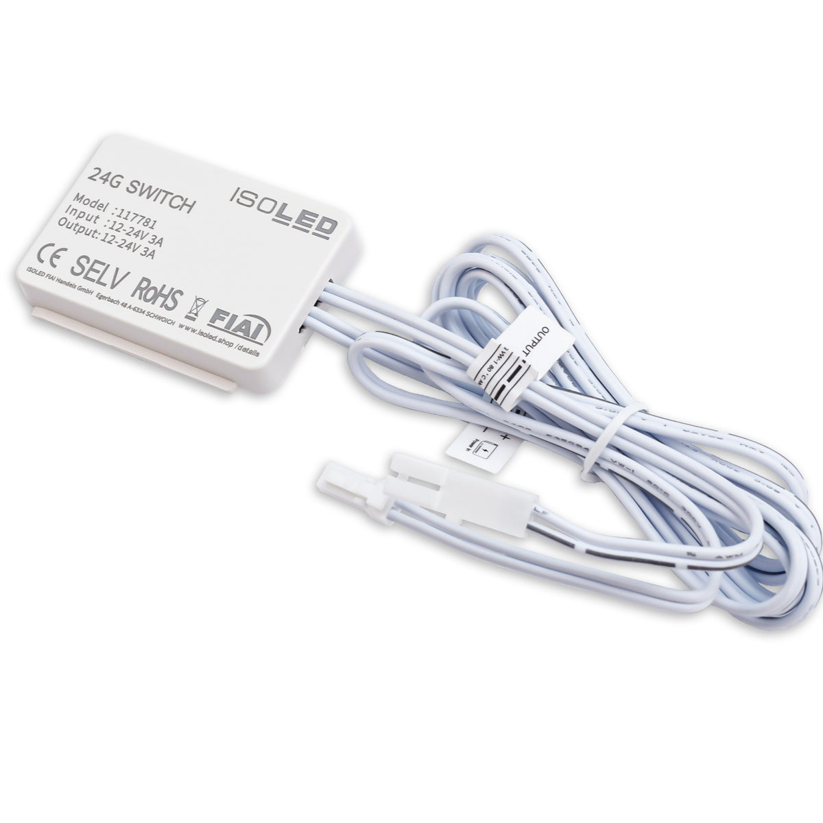 MiniAMP | Sensor | HF-bewegingsmelder met dimfunctie | 12-24V | 3A