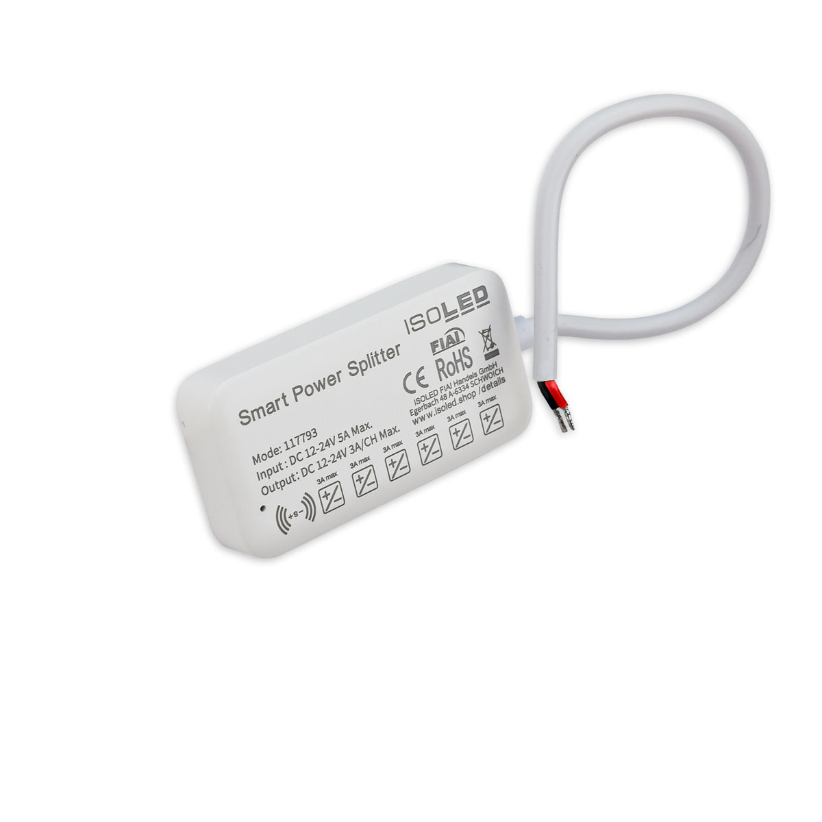 MiniAMP | Connector | 6-voudige verdeler | enkelkleurig | 12-24V | Master Sensor Port