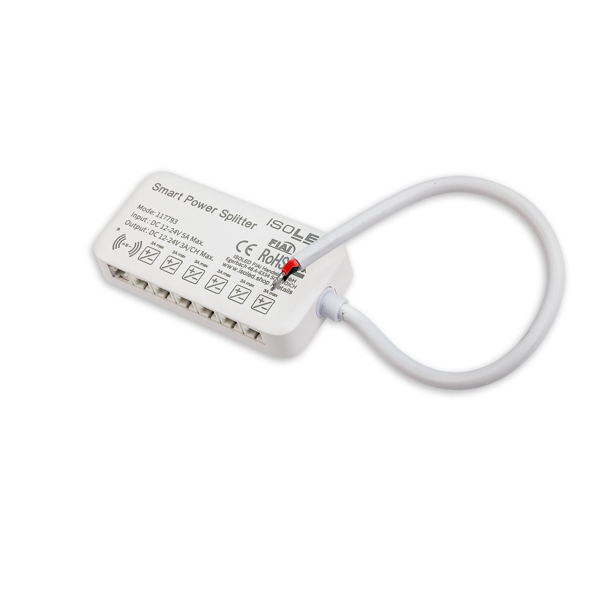 MiniAMP | Connector | 6-voudige verdeler | enkelkleurig | 12-24V | Master Sensor Port