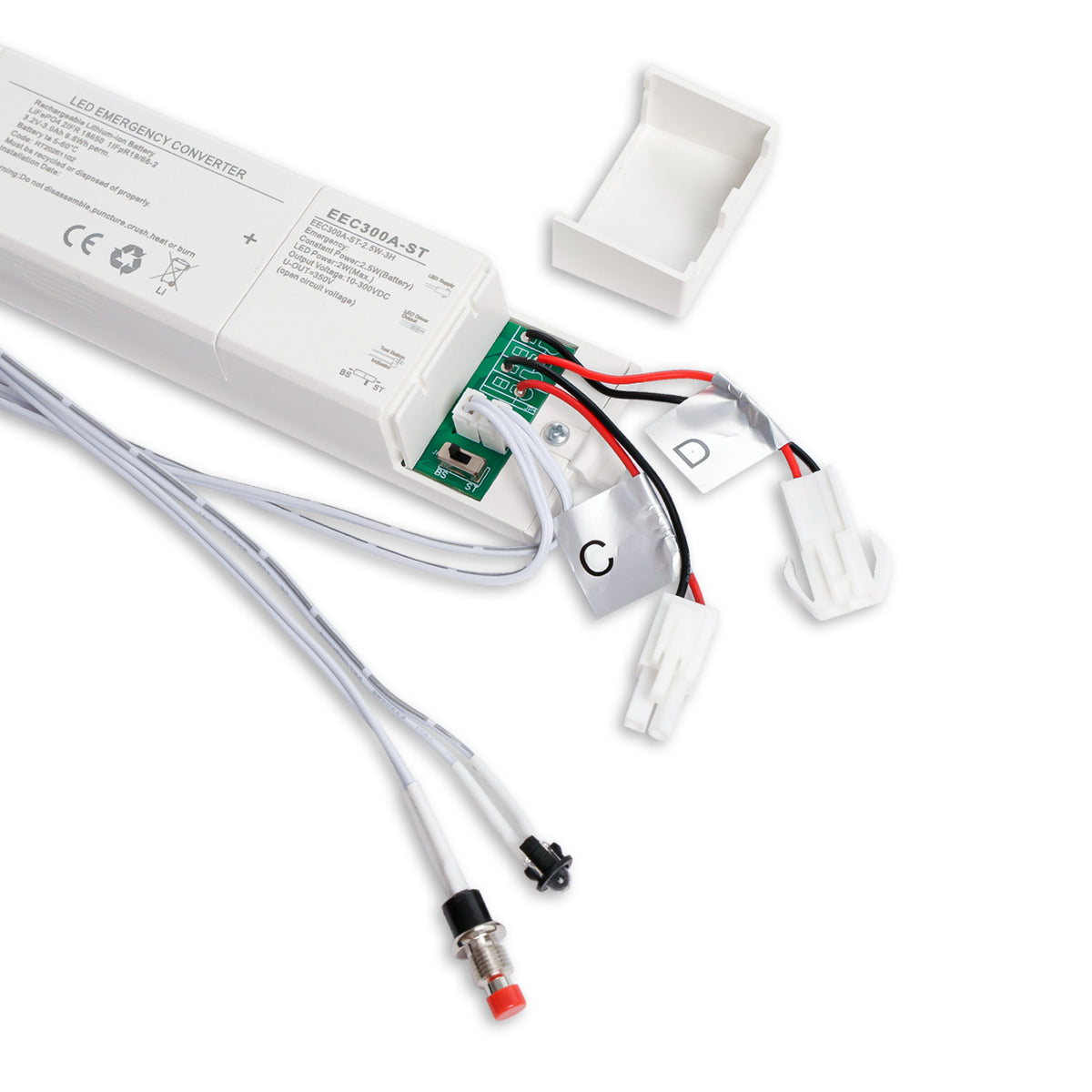 HEQ | Noodverlichting | Noodaccumodule 3000mAh 3h | 2,5W | 30-300V