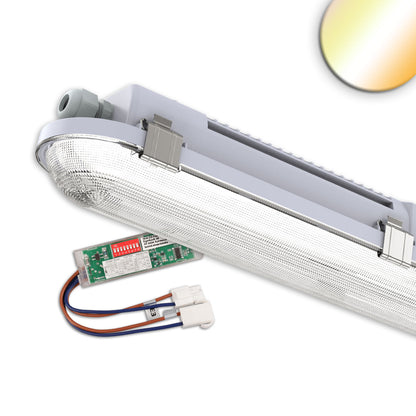 HEQ | Lineaire armatuur | waterdicht | HF sensor | 25-40W | CCT | DALI DT6 | IP65 | 120cm