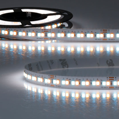 CCC Amber+SkyBlue | LED-strip | 5m | 15W+15W | 24V | IP20