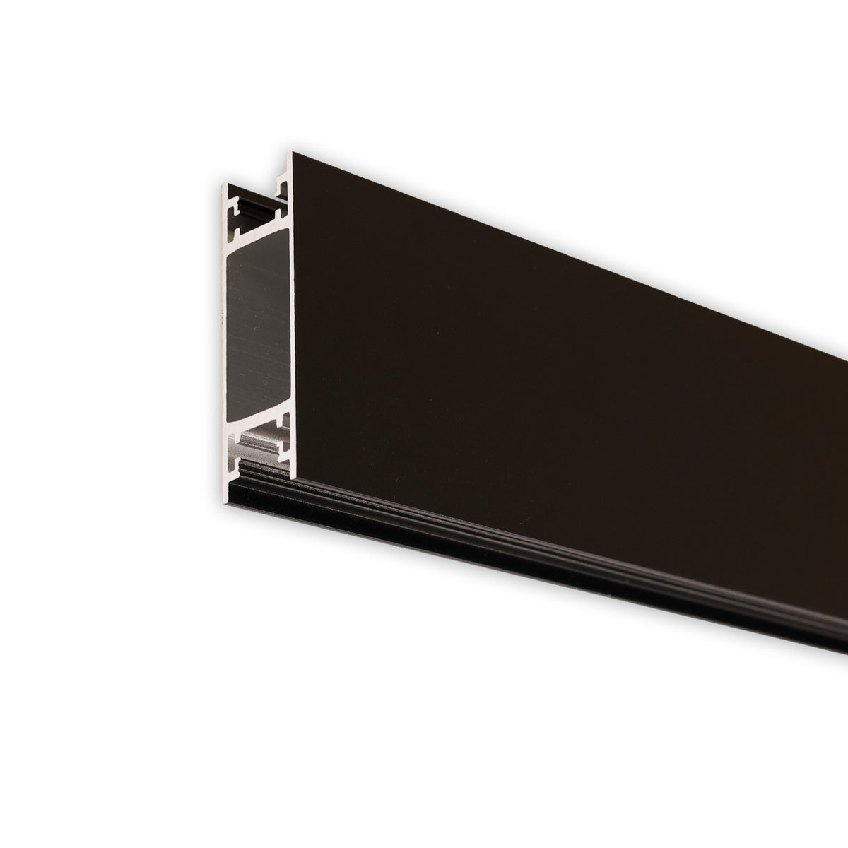 Versa12 | Aluminium profiel | wandprofiel Up&Down | 12mm strips | zwart | 200cm