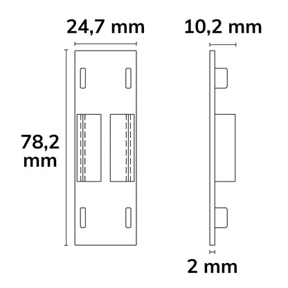 Versa12 | Profielaccessoire | Eindkap | 2 stuks