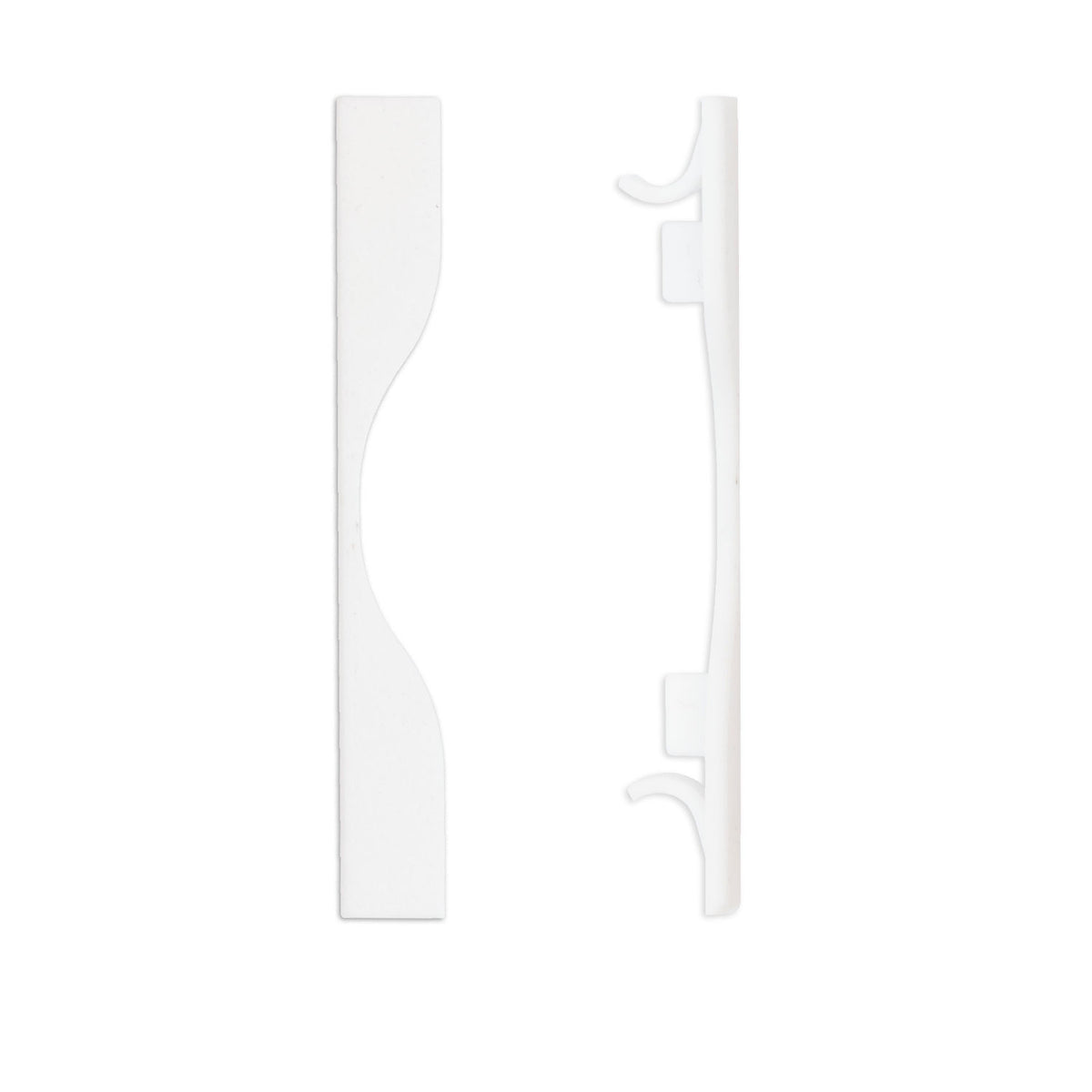 Versa8 Flat | Profielaccessoire | Eindkap | 2 stuks | wit