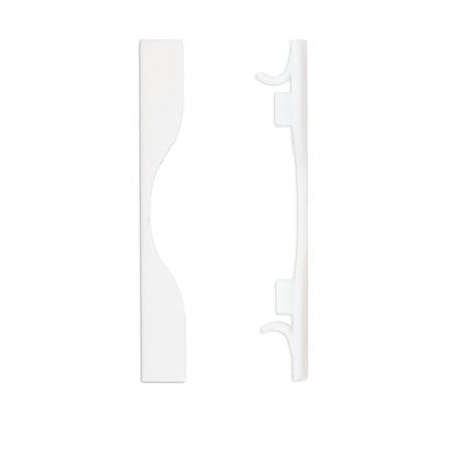 Versa8 Flat | Profielaccessoire | Eindkap | 2 stuks | wit