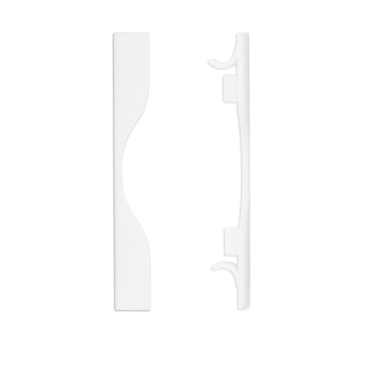Versa8 Flat | Profielaccessoire | Eindkap | 2 stuks | wit