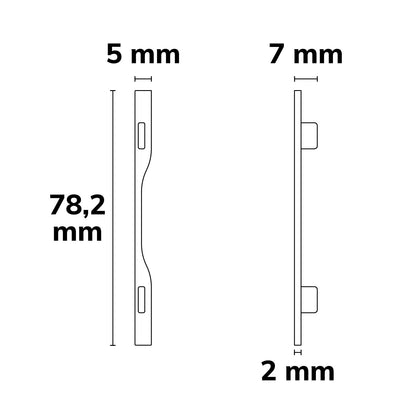 Versa | Profielaccessoire | Eindkap ultraplat | 2 stuks